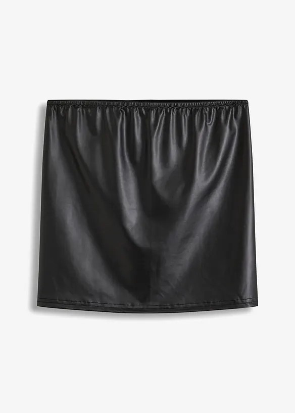 Sukně ouvert ve vzhledu Wet, bonprix