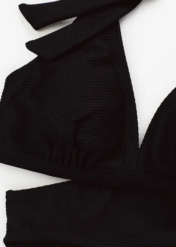 Bikiny s ramínkem kolem krku, ze strukturovaného materiálu (2dílná souprava), bonprix