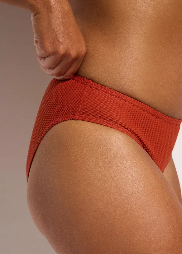 Bikiny s ramínkem kolem krku, ze strukturovaného materiálu (2dílná souprava), bonprix