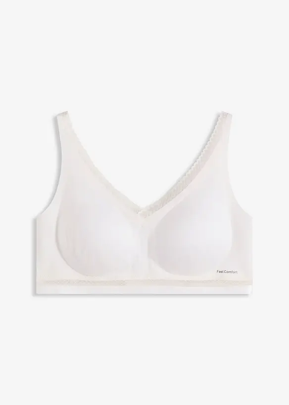 Bezešvý vatovaný podprsenkový top Feel Comfort, bonprix