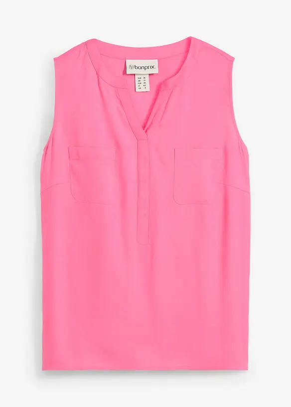 Halenkový top ze splývavé viskózy, bonprix