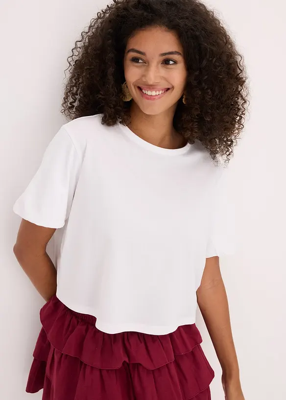 Oversize tričko z čist&eacute; organick&eacute; bavlny, bonprix