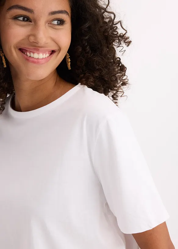 Oversize tričko z čist&eacute; organick&eacute; bavlny, bonprix