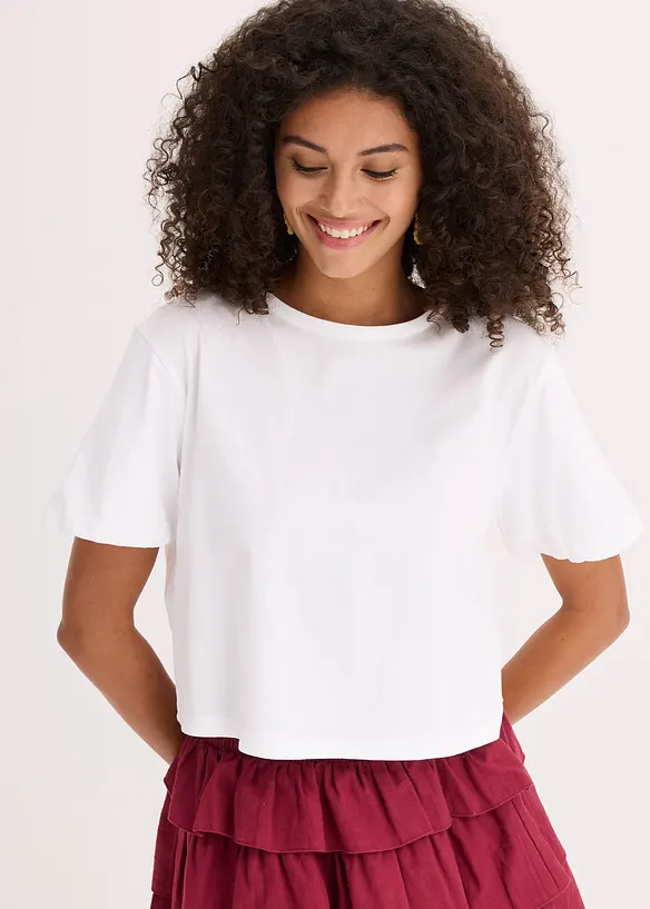 Oversize tričko z čist&eacute; organick&eacute; bavlny, bonprix