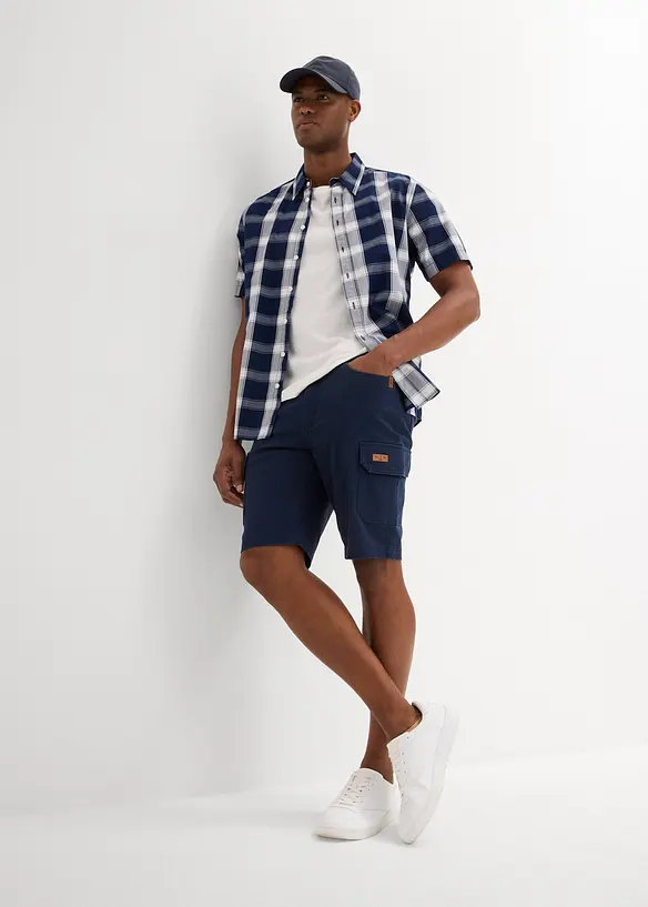 Strečové bermudy, Slim Fit, bonprix