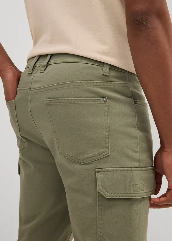 Strečové bermudy, Slim Fit, bonprix