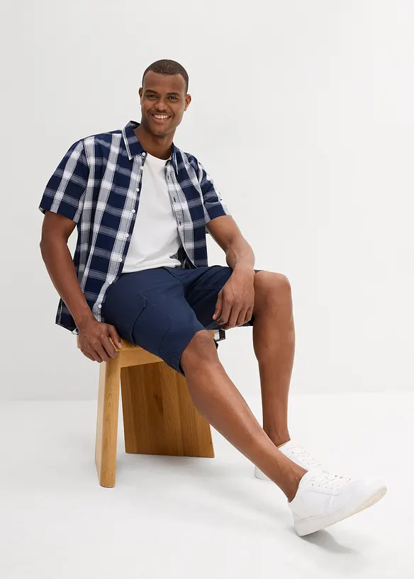 Strečové bermudy, Slim Fit, bonprix