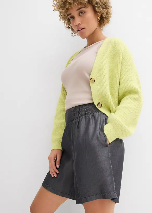 &Scaron;ortky bez zap&iacute;n&aacute;n&iacute;, s nab&iacute;ran&yacute;m pasem, bonprix