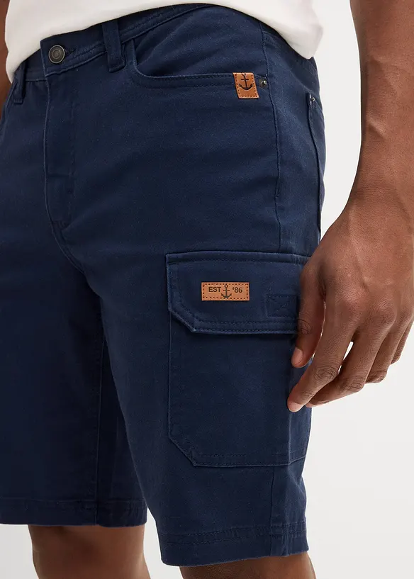 Strečové bermudy, Slim Fit, bonprix