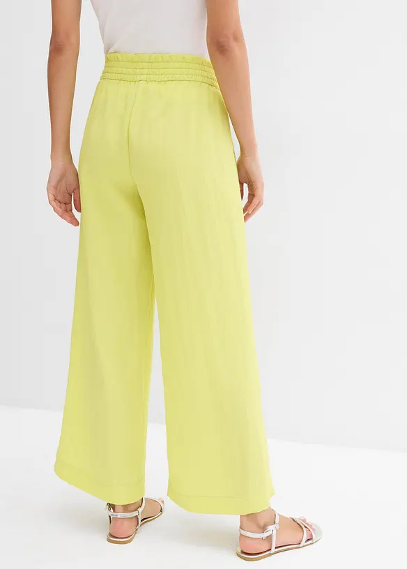 Culotte kalhoty ze splývavé směsi s lyocellem, bonprix