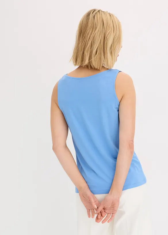 Top s knoflíkovou lištou, bonprix