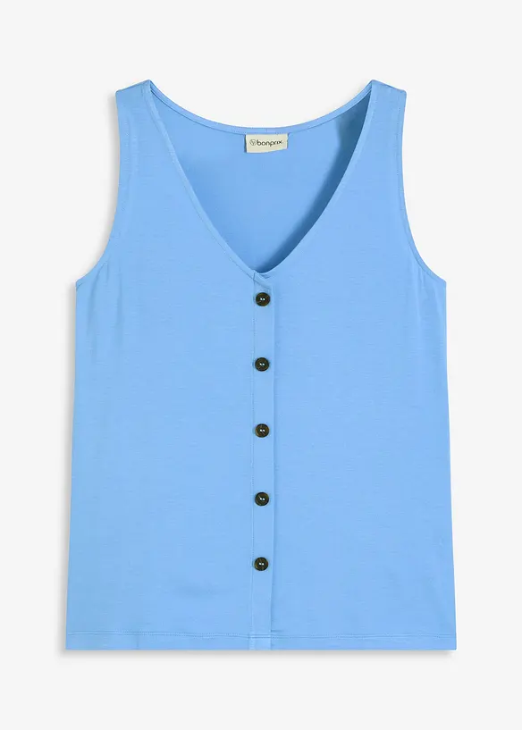 Top s knoflíkovou lištou, bonprix