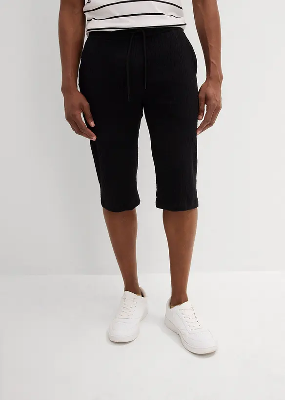 Dlouhé bermudy Loose Fit, ze vzdušného mušelínu, bonprix