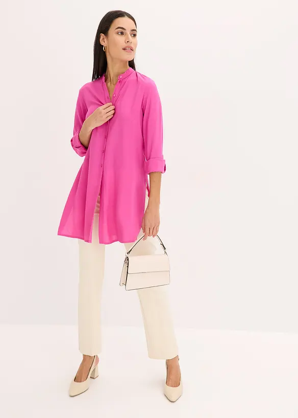 Dlouhá viskózová halenka, bonprix