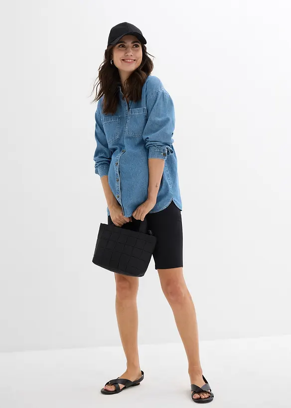 Těhotensk&eacute; kr&aacute;tk&eacute; leg&iacute;ny z organick&eacute; bavlny (2 ks v balen&iacute;), bonprix