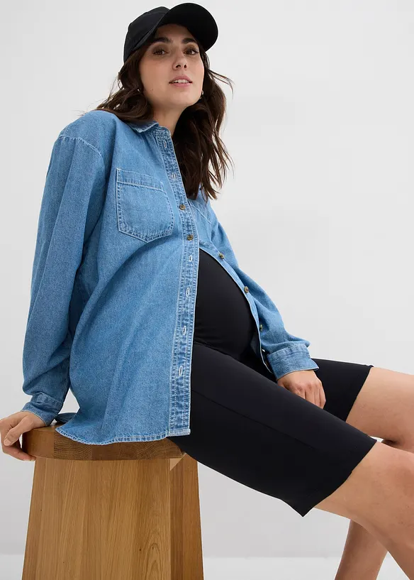 Těhotensk&eacute; kr&aacute;tk&eacute; leg&iacute;ny z organick&eacute; bavlny (2 ks v balen&iacute;), bonprix