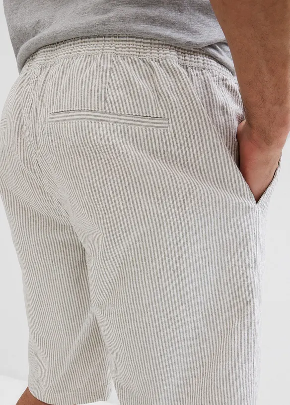 Bermudy Regular Fit se lnem, bonprix