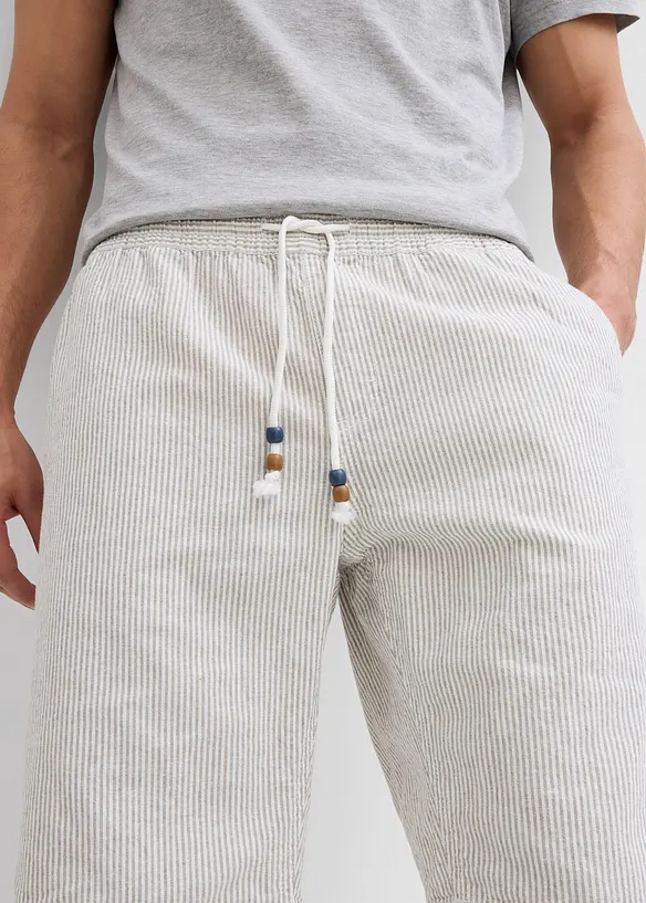 Bermudy Regular Fit se lnem, bonprix