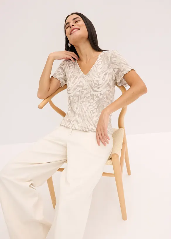 Tričko s gumou v pase, bonprix