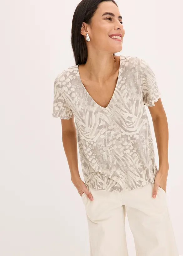 Tričko s gumou v pase, bonprix