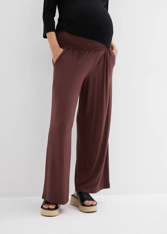 Těhotenské kalhoty Culotte z  měkké viskózy, Loose Fit, bonprix