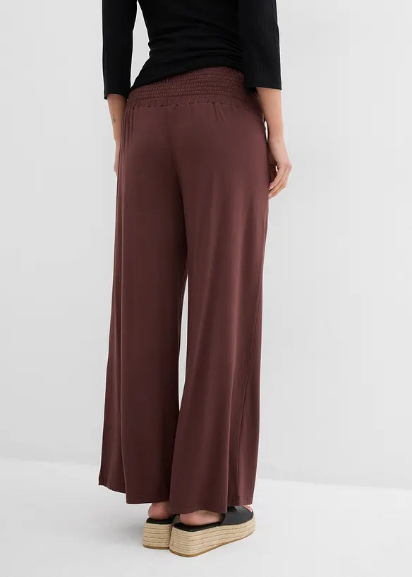 Těhotenské kalhoty Culotte z  měkké viskózy, Loose Fit, bonprix