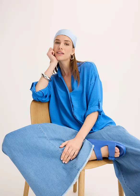 Halenka z lehkého krepu, bonprix