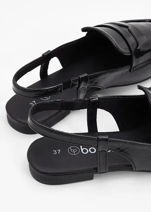 Mokasíny s páskem kolem paty, bonprix