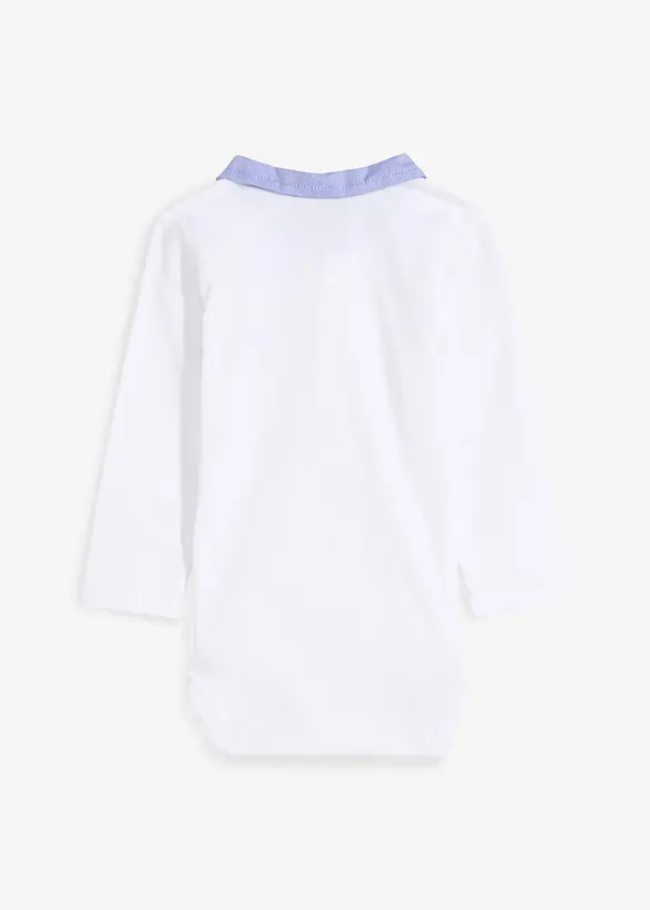 Body s košilovým límcem, z čisté bio bavlny, bonprix