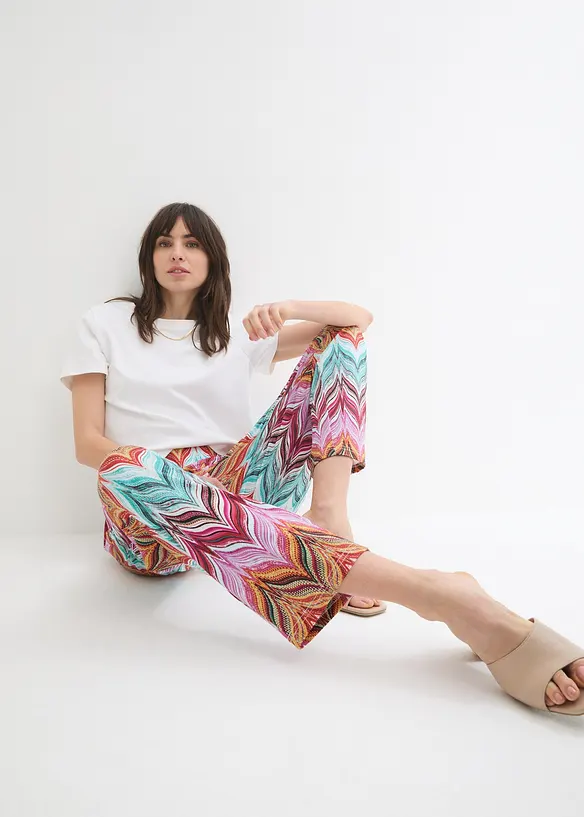 Žerzejov&eacute; kalhoty, bonprix