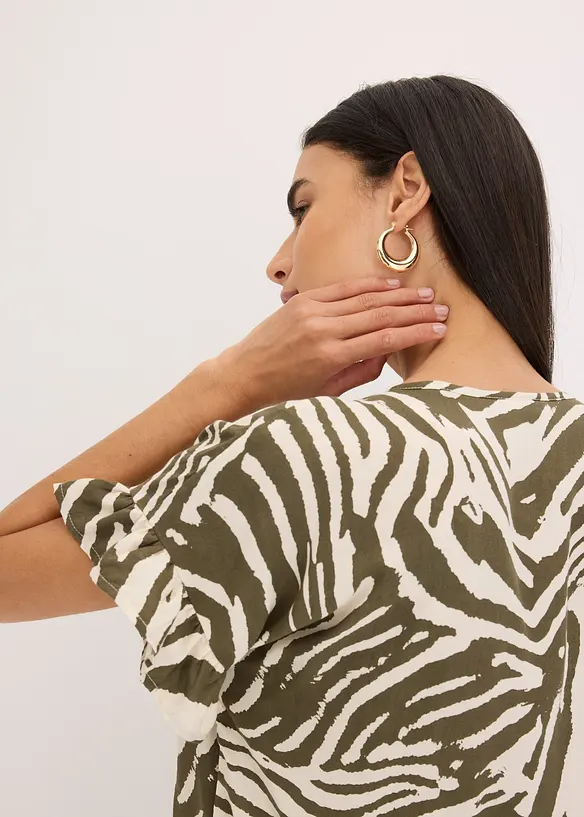 Volnější tunika z viskózy, bonprix