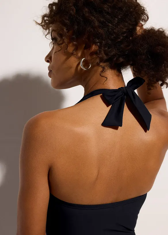 Stahovací jednodílné plavky, střední tvarující efekt, bonprix