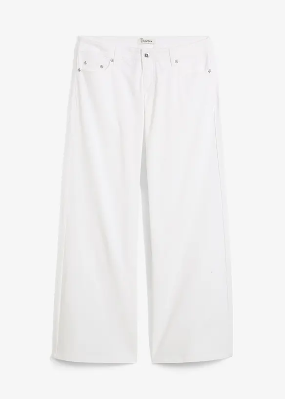 Džíny Wide Leg, Low Waist, bonprix