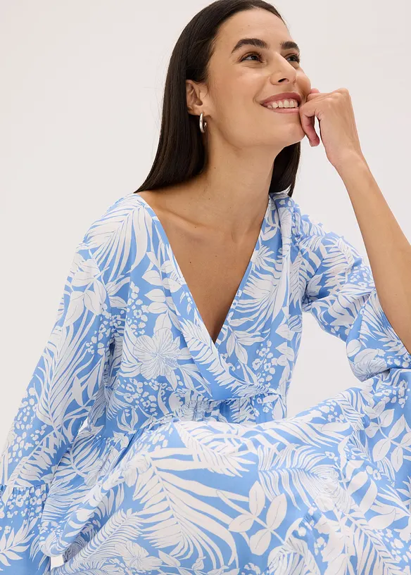 Tunikov&eacute; &scaron;aty ze spl&yacute;vav&eacute; visk&oacute;zy, bonprix