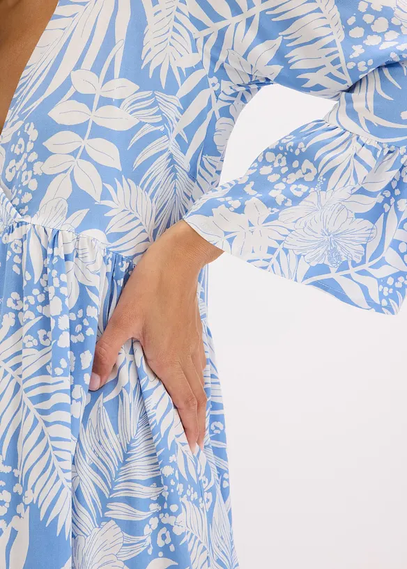 Tunikov&eacute; &scaron;aty ze spl&yacute;vav&eacute; visk&oacute;zy, bonprix