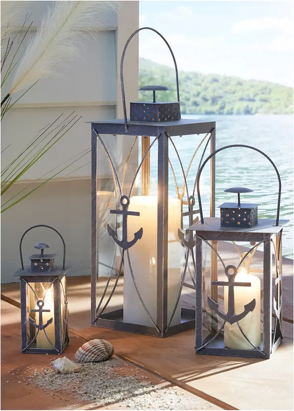 Lucerna s kotvou (3dílná souprava), bonprix