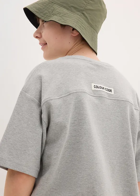 Oversize tričko s těžkou organickou bavlnou, bonprix