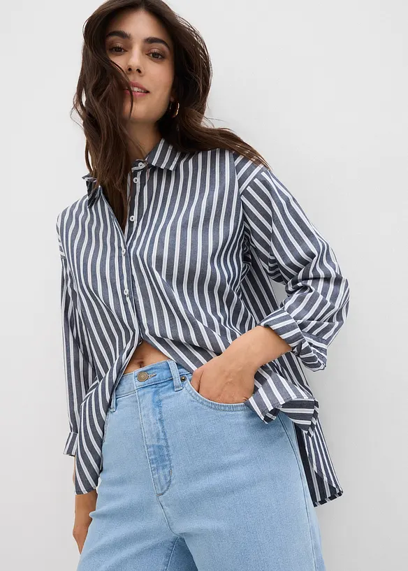 Džíny Mom se strečem, High Waist, bonprix