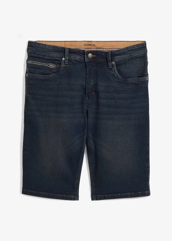 Strečové džínové bermudy, Slim Fit, bonprix