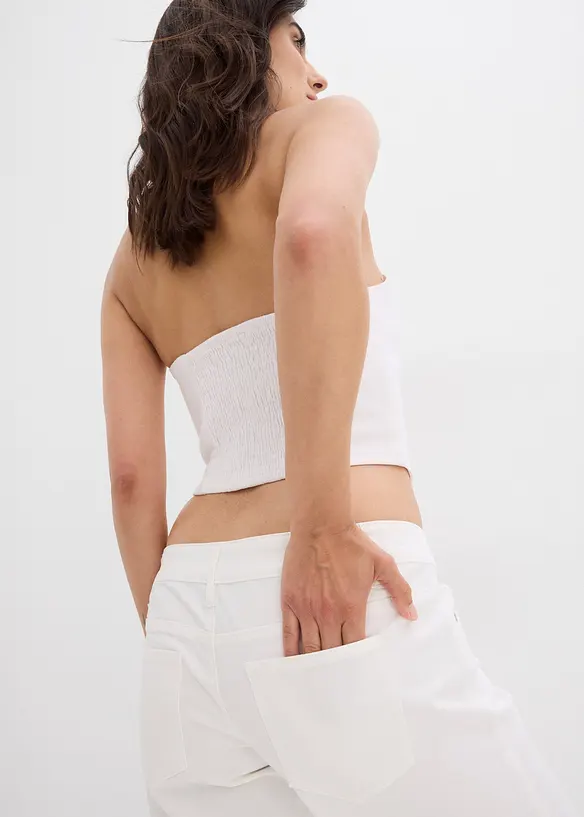 Džíny Wide Leg, Low Waist, bonprix