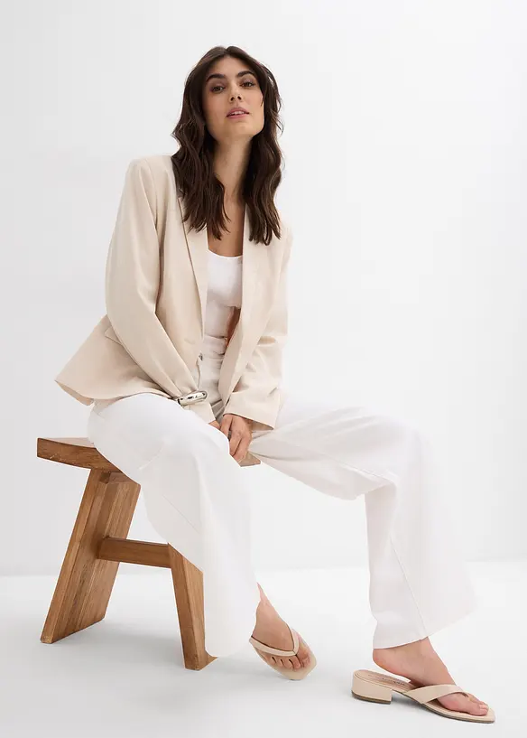Džíny Wide Leg, Low Waist, bonprix