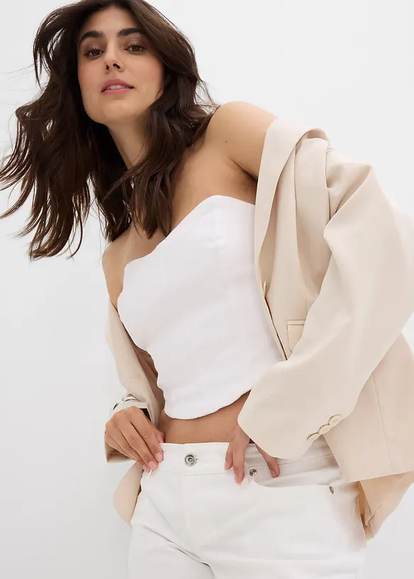 Džíny Wide Leg, Low Waist, bonprix