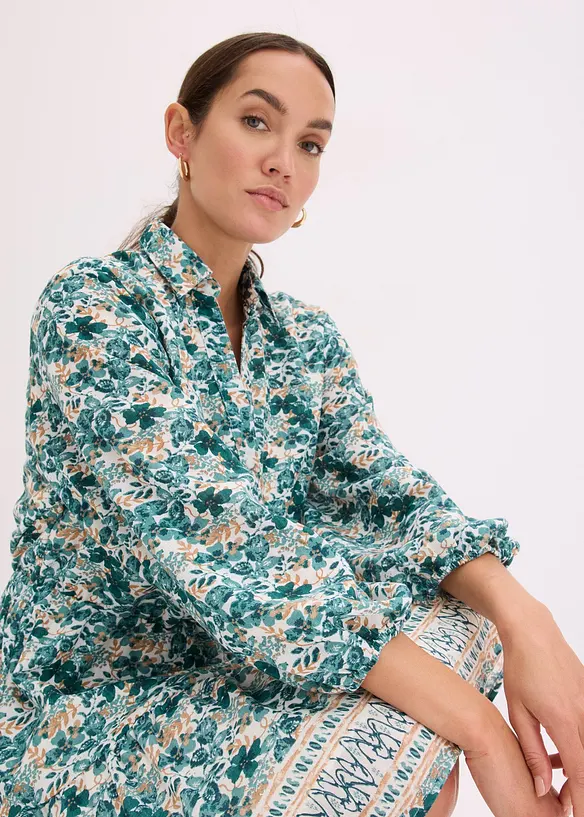 &Scaron;aty se vzhledem lnu, bonprix