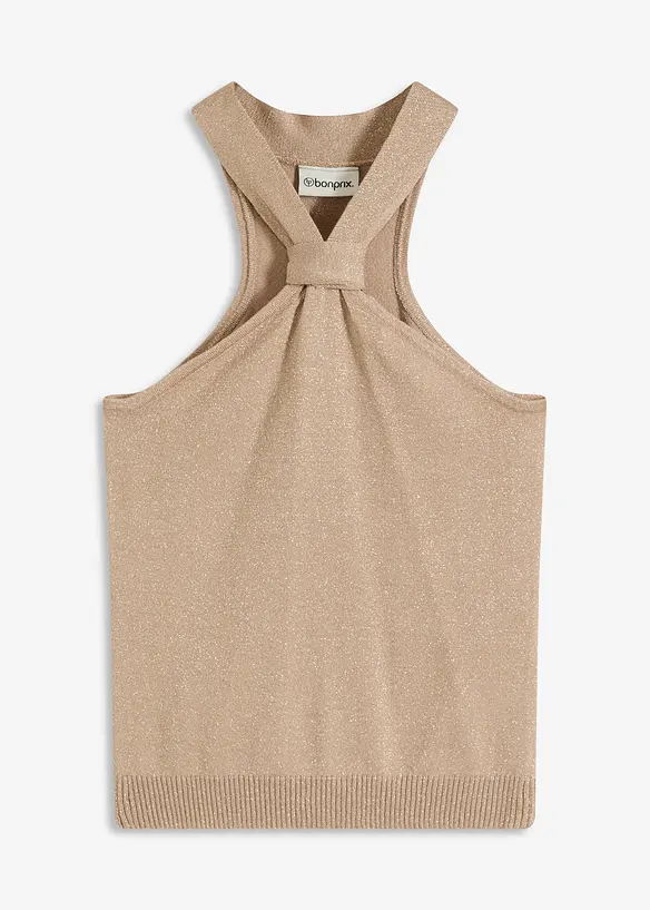 Top s ramínkem kolem krku, z měkké viskózy, bonprix