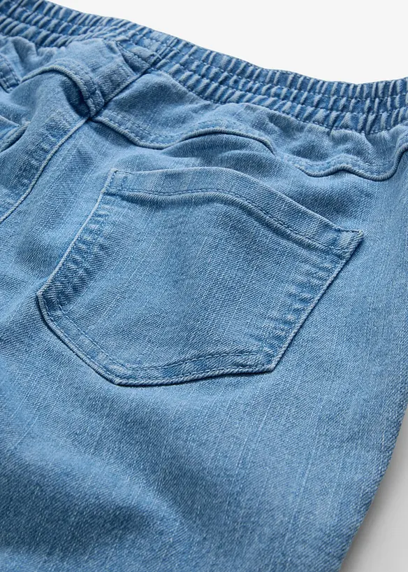 7/8 kalhoty bez zapínání, Mid Waist, bonprix