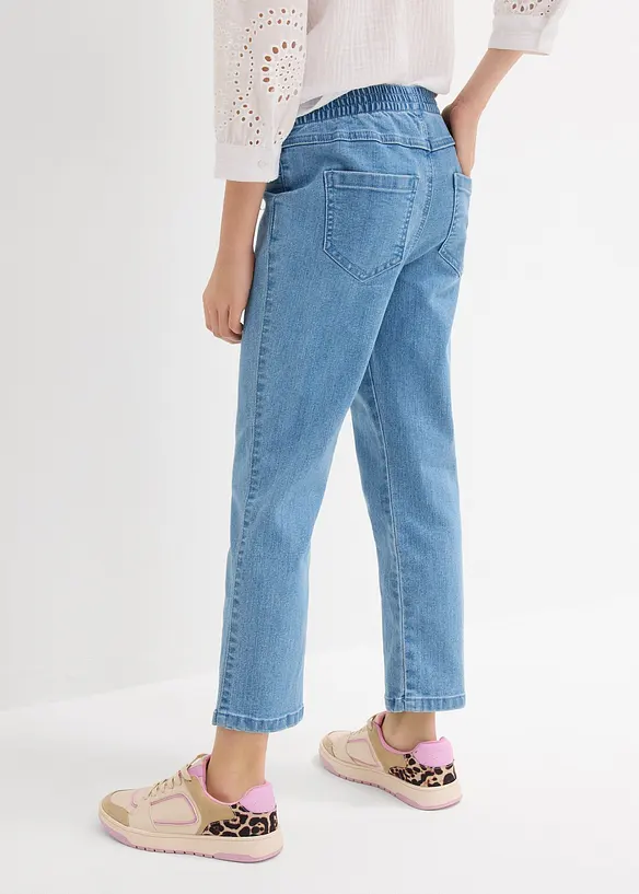 7/8 kalhoty bez zapínání, Mid Waist, bonprix