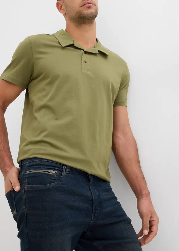 Strečové džínové bermudy, Slim Fit, bonprix
