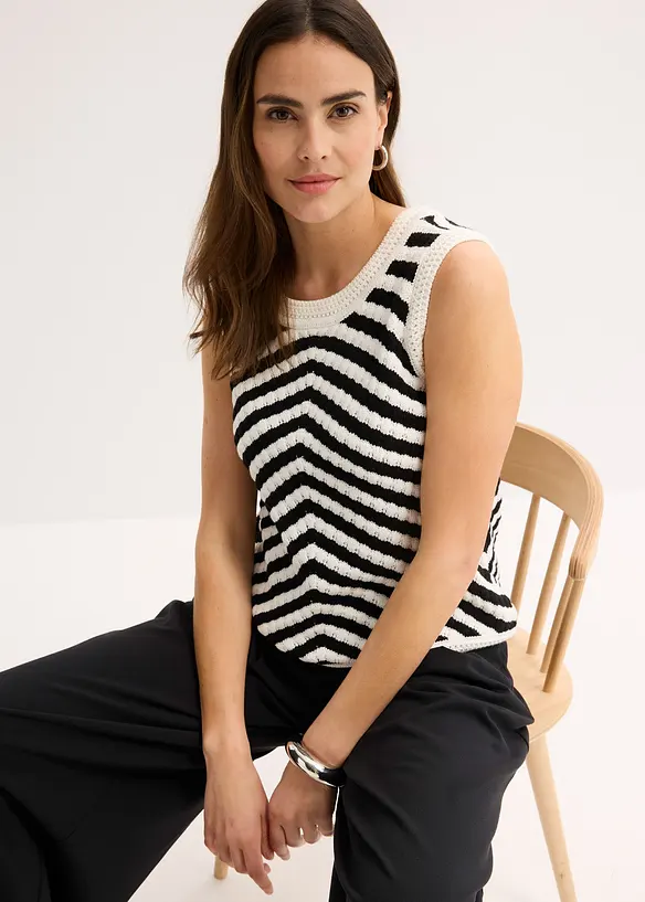 Pletený top, bonprix