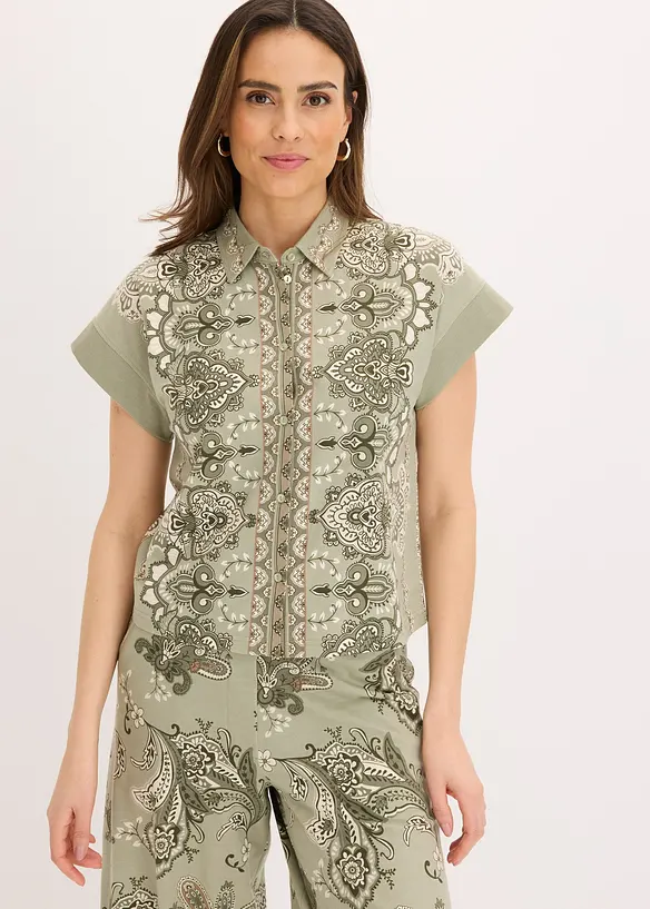 Oversize úpletová halenka, bonprix
