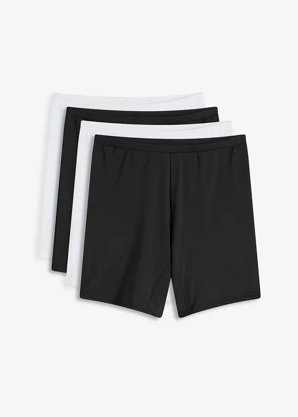 Středně dlouhé vysoké boxerky s organickou bavlnou (4 ks v balení), bonprix